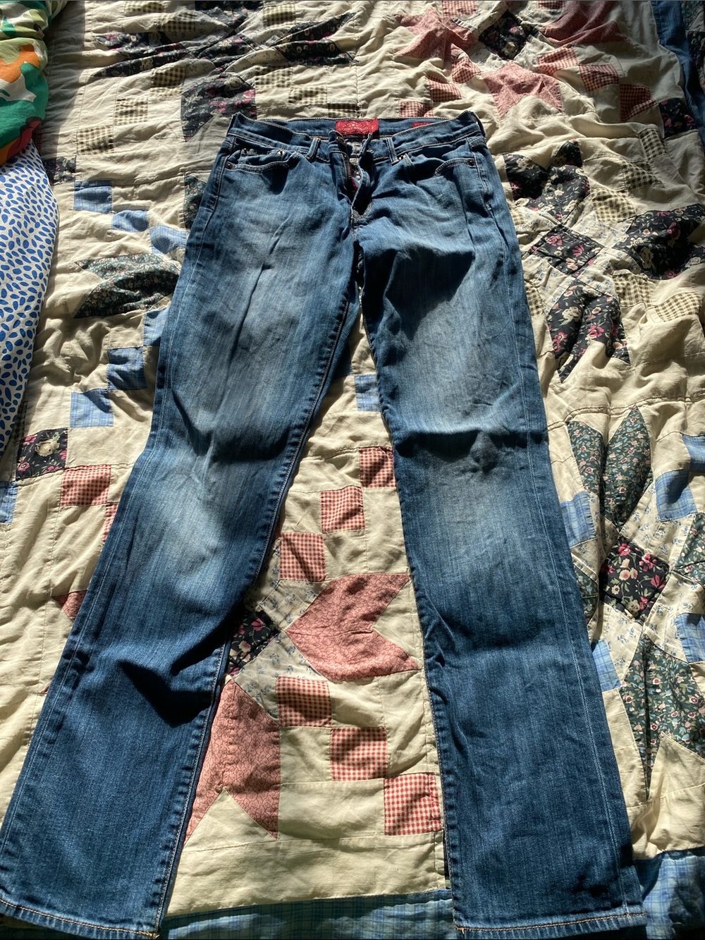 Lucky Brand Women's Blue Straight leg Jeans